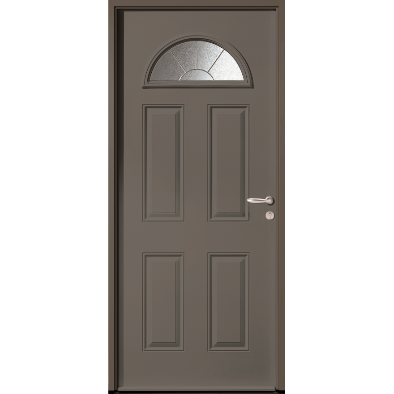 Poignée intérieure de porte d'entrée pour portes à charnière droi