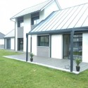 Pergola AUTOPORTEE Toit Panneau Sandwich Isolant 32mm Sur Mesure