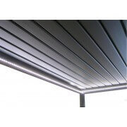Kit led éclairage 3 côtés pergola bioclimatique lames perpendiculaires