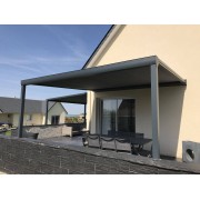 Pergola toile enroulable 4x4 led