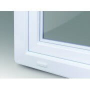 Dormant + ouvrant porte fenêtre PVC 1 vantail tirant droit