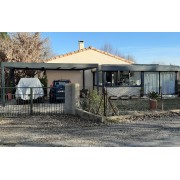 Structure Seule Carport Toit Plat Aluminium Auto-Portée (pour toiture polycarbonate, panneau sandwich, solaire photovoltaique)