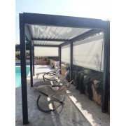 pergola bioclimatique autoportée terrasse piscine