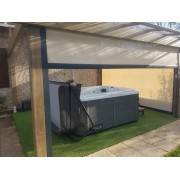 Store screen pour pergola bois