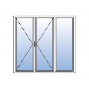 Porte fenêtre PVC 3 vantaux
