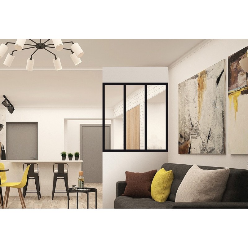 Verrière Aluminium 3 Vitrages Sur Mesure