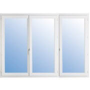 Fenêtre PVC 3 vantaux blanc
