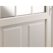 Porte d'entrée PVC Silène 2 semi-vitrée 6 carreaux