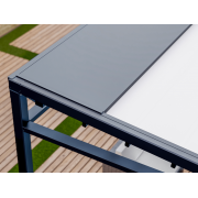 Auvent de Protection de Toile Pergola Toile Rétractable S-Luxe Sauleda® Technical Etanche Auto-portée Electrique 