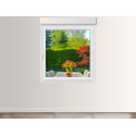 Fenêtre PVC 1 Vantail VEKA Tirant Droit avec Volet Roulant Électrique (Moteur Somfy ou Simu) ou Manuel Intégré Sur Mesure