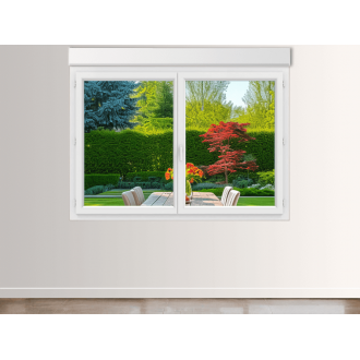 Fenêtre pvc 2 Ouvrants avec volet roulant intérieur intégré