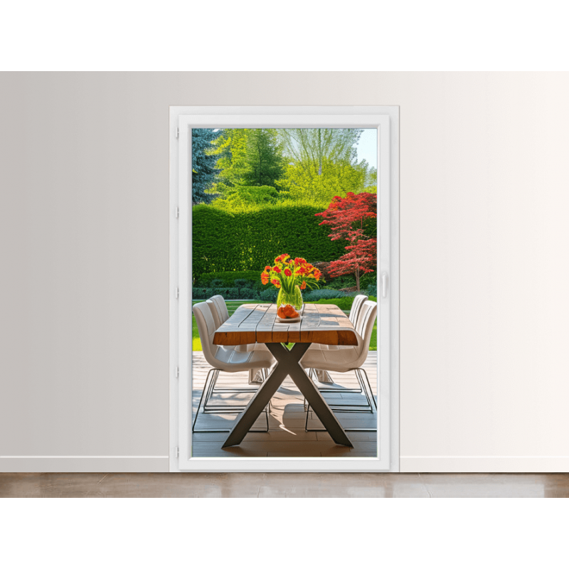 Porte-Fenêtre PVC 1 Vantail Tirant Gauche