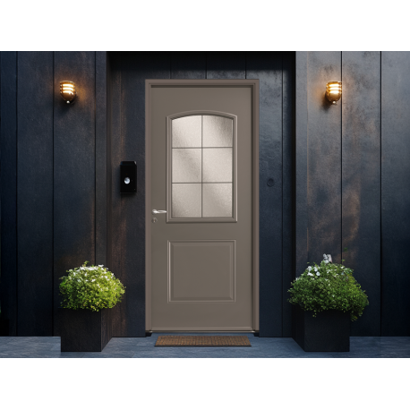 Porte d'entrée Acier Ablette