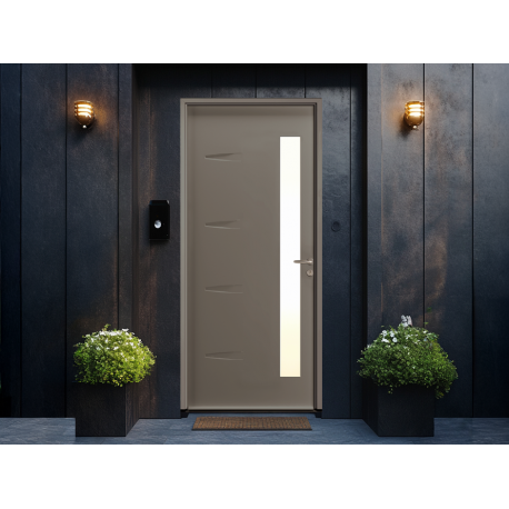 Porte d'entrée acier Teddy