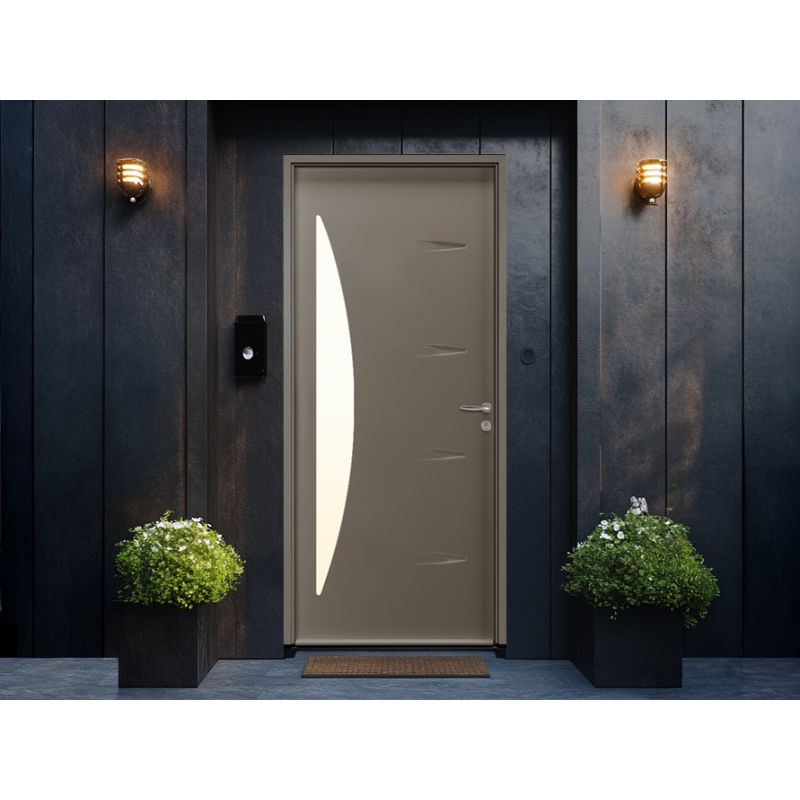 Porte d'entrée acier Tahiti