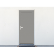 Porte de service PVC 1 vantail panneau plein