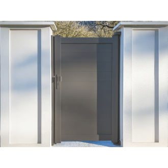 Portillon Aluminium plein Anais
