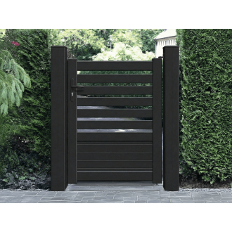 Portillon Aluminium ajouré horizontal Hélène