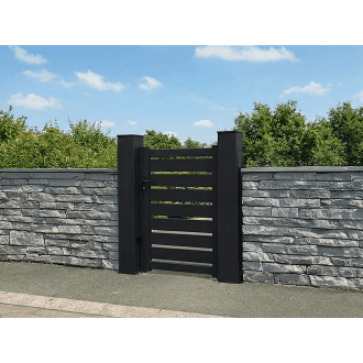 Portillon Aluminium ajouré horizontal Maeva