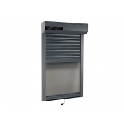 Volet roulant solaire gris anthracite 7016
