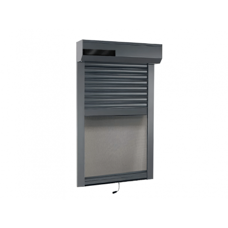 Volet roulant solaire Telco gris anthracite 7016