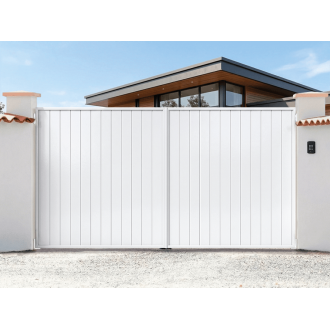 Portail PVC Battant Mont Forme Droit