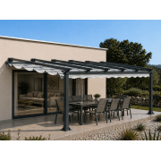 Pergola toile rétractable 6x6