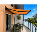 Store Banne Toile UO Plus Électrique Solaire (Moteur Télécommande) Coffre Intégral 131 Sur Mesure