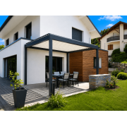 Pergola bioclimatique autoportée motorisée 4x4