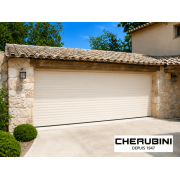Porte de garage enroulable 4x2 beige