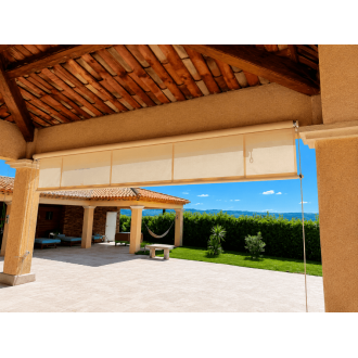 Store à Guide manuel acrylique UO pour pergola