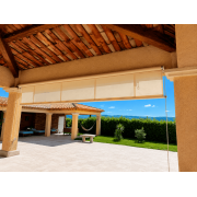 Store à Guide manuel acrylique UO Plus pour pergola