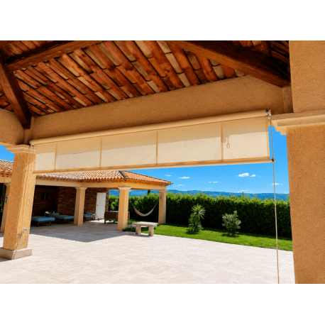 Store à Guide manuel acrylique UO Plus pour pergola