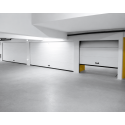 Porte de Garage Sectionnelle Manuelle Panneaux Isolants Acier 40 mm Ressort Extension RE100 Sur Mesure
