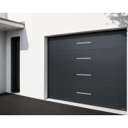Porte de garage sectionnelle SOMFY 3x2m motif Line
