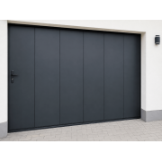 Porte de Garage Coulissante manuelle 4.5m Finition Lisse Sur Mesure