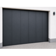 Porte de Garage Coulissante Électrique Sommer 4.5m Finition Lisse Sur Mesure