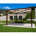 Pergola Toile Fixe Ferrari 602 Entrelacée KB AUTOPORTÉE en Aluminium Sur Mesure