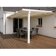Pergola avec poteaux déportés 