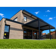 Pergola bioclimatique ral noir 9005
