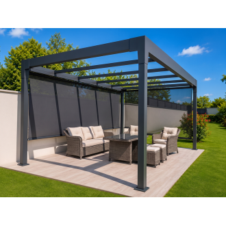 Structure Seule Pergola 4 Poteaux 5.5x3.5m