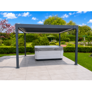 Pergola bioclimatique autoportée 7x6