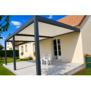 Pergola bioclimatique lames parallèles 7x4