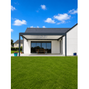 Pergola bioclimatique lames perpendiculaires 6x4