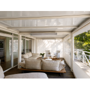 Pergola toit plat thermotop blanc