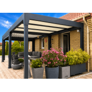 Pergola toit plat H3 + bioclimatique H3