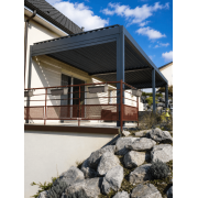 Pergola bioclimatique motorisée 8 m de large