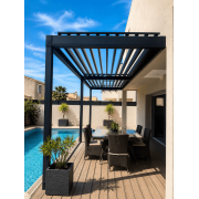 Pergola bioclimatique motorisée 7 de long