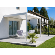 Pergola bioclimatique 4x4 blanche motorisée 