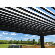 Lames motorisées pergola bioclimatique ral 7016